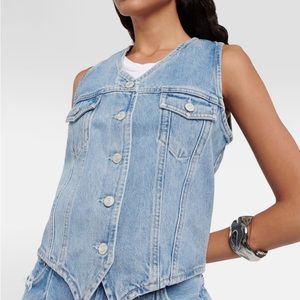 Agolde denim vest